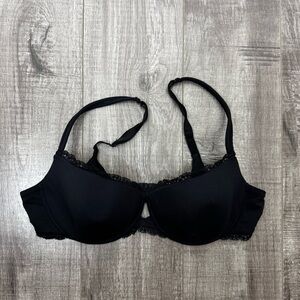 Cosabella Black Lace Detail Bra Size 34C